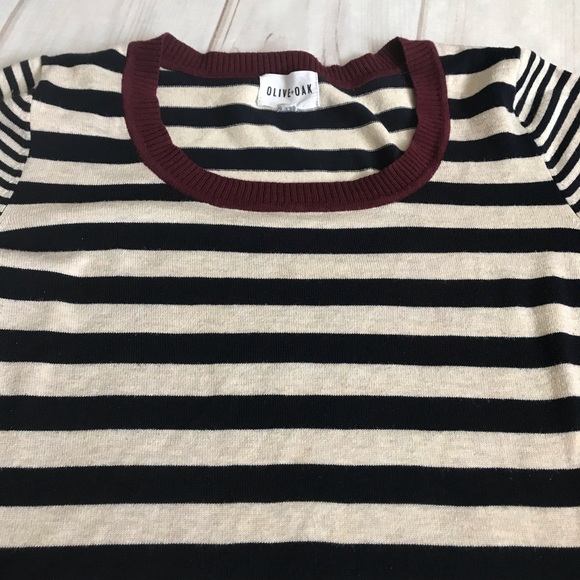 Olive & Oak Striped Sweater XXL - Picture 6 of 15